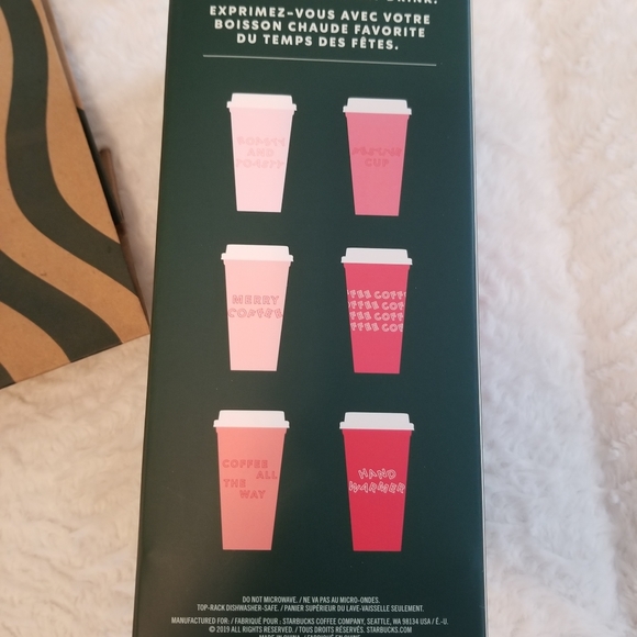 Starbucks Reusable Winter Cup Set Collectable - Picture 2 of 4